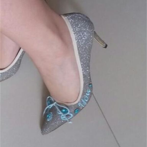 shoe fashion bling glitter high shoes pointed toe stiletto heels to woman blue sky butterfly-knot bombs, Black
shoe fashion bling glitter high shoes pointed toe stiletto heels to woman blue sky butterfly-knot bombs, Black
