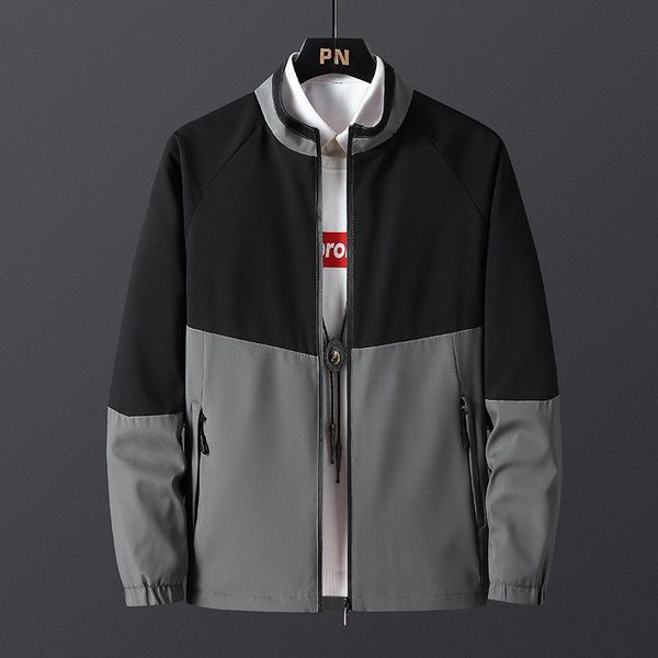 men's jackets 2021 stand collar multicolor jacket youth autumn versatile casual dual-color patchwork, Black;brown
men's jackets 2021 stand collar multicolor jacket youth autumn versatile casual dual-color patchwork, Black;brown
