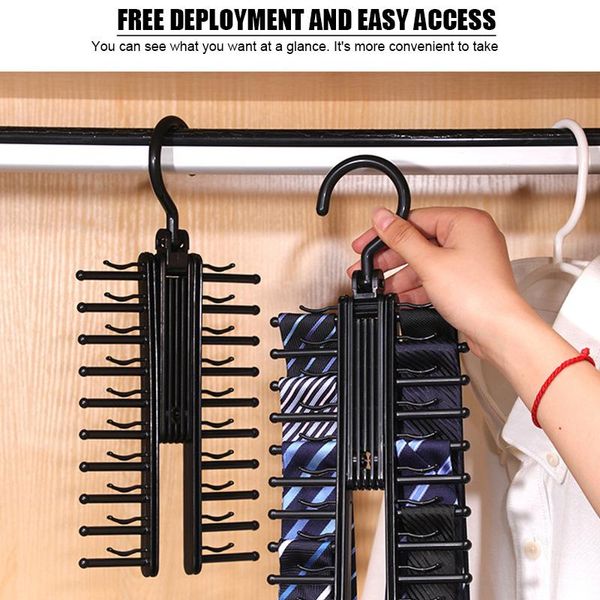 hooks & rails adjustable 360 degree rotating 20 rows tie rack belt scarf neckties hanger holder multifunctional closet organizer
hooks & rails adjustable 360 degree rotating 20 rows tie rack belt scarf neckties hanger holder multifunctional closet organizer