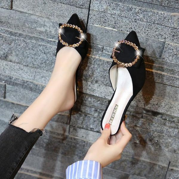 dress shoes 2021 women's sandals pointed sandal slippers women summer wild breathable stiletto slipper mujer chaussure femme y21-11, Black
dress shoes 2021 women's sandals pointed sandal slippers women summer wild breathable stiletto slipper mujer chaussure femme y21-11, Black