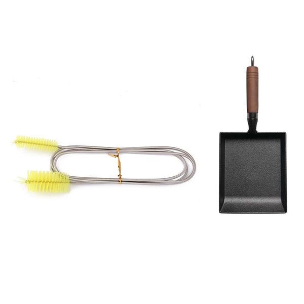 pcs 155cm flexible double head tube cleaning brush yellow & 1 not sticky casting iron pan stone layer frying pot pans
pcs 155cm flexible double head tube cleaning brush yellow & 1 not sticky casting iron pan stone layer frying pot pans