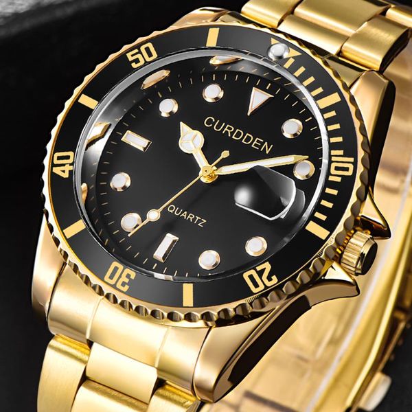 wristwatches curdden men watches stainless steel strap date calendar quartz wrist watch montre homme de marque luxe, Slivery;brown
wristwatches curdden men watches stainless steel strap date calendar quartz wrist watch montre homme de marque luxe, Slivery;brown