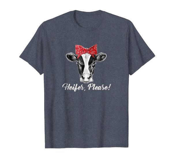 heifer, please farmer gift cow lovers t-shirt, White;black