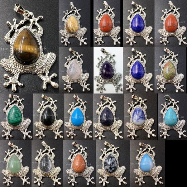 pendants malchite howlite goldstone blue sand aventurine crystal jasp lapis lazuli tiger eye unakite frog pendant bead 1pcs wb632, Black
pendants malchite howlite goldstone blue sand aventurine crystal jasp lapis lazuli tiger eye unakite frog pendant bead 1pcs wb632, Black
