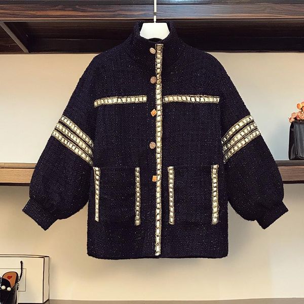 women's wool & blends vintage plaid tweed jacket women elegant ladies single breasted short outwear fall long sleeve retro black thick
women's wool & blends vintage plaid tweed jacket women elegant ladies single breasted short outwear fall long sleeve retro black thick