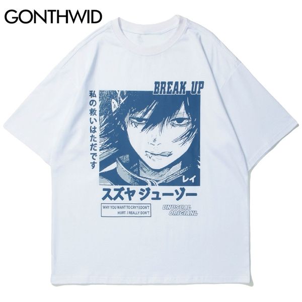tshirts harajuku japanese anime cartoon print short sleeve t-shirts streetwear hip hop casual cotton tees mens 210602, White;black
tshirts harajuku japanese anime cartoon print short sleeve t-shirts streetwear hip hop casual cotton tees mens 210602, White;black