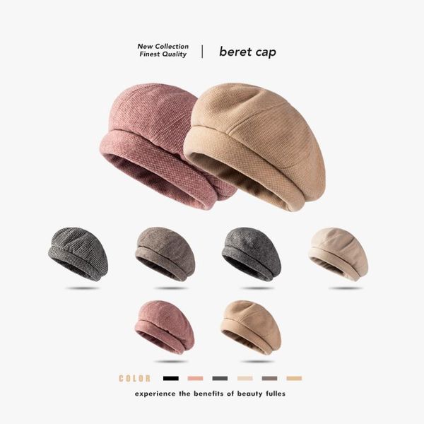 beanies korean fashion retro beret autumn winter warm outdoor student women's hat dome painter octagonal
beanies korean fashion retro beret autumn winter warm outdoor student women's hat dome painter octagonal