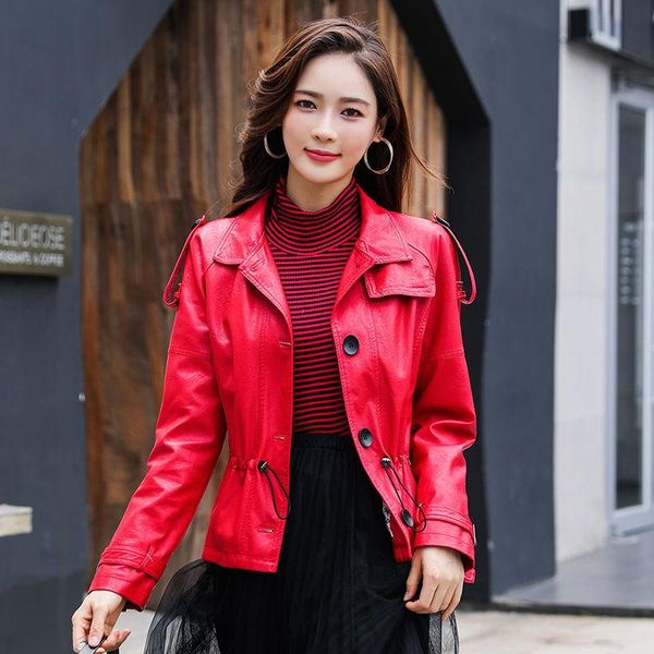 faux leather jacket coat fashion women winter long sleeves loose casual outerwear drawstrings tunic d47 women's &, Black
faux leather jacket coat fashion women winter long sleeves loose casual outerwear drawstrings tunic d47 women's &, Black