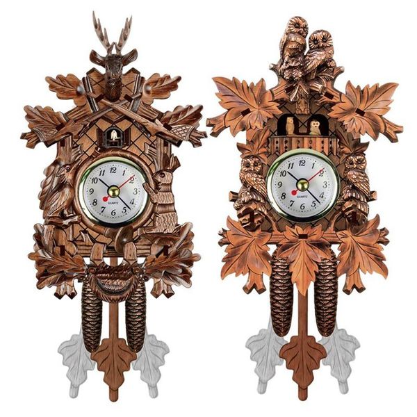 wall clocks 2x vintage home decorative bird clock hanging wood cuckoo living room pendulum craft art for house (b
wall clocks 2x vintage home decorative bird clock hanging wood cuckoo living room pendulum craft art for house (b