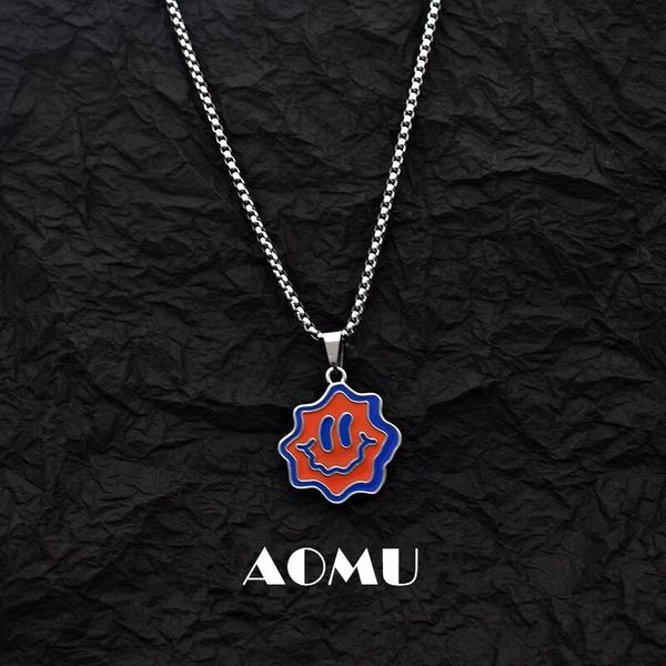 pendant necklaces autumn korean retro cute orange smile polygon necklace smooth irregular geometric titanium steel thin for women gifts, Silver
pendant necklaces autumn korean retro cute orange smile polygon necklace smooth irregular geometric titanium steel thin for women gifts, Silver