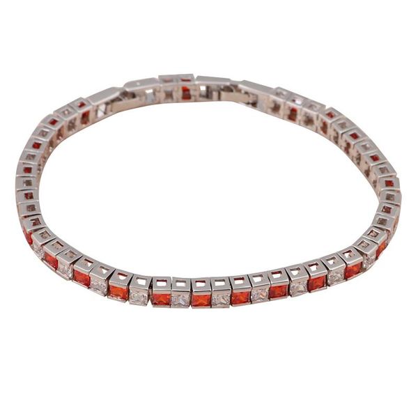 charm bracelets ladies' style luxury design white gold tone orange zirconia fashion jewelry for prom tb715a, Golden;silver
charm bracelets ladies' style luxury design white gold tone orange zirconia fashion jewelry for prom tb715a, Golden;silver