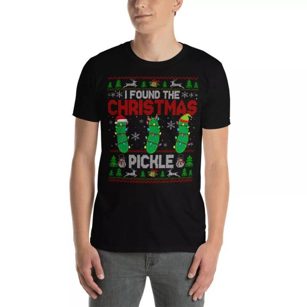 funny christmas pickle lover i found the christmas pickle x-mas sweater t-shirt, White;black
funny christmas pickle lover i found the christmas pickle x-mas sweater t-shirt, White;black