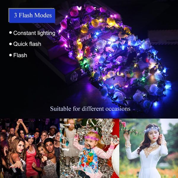 party decoration 2021 8pcs wedding led light up headband hair wreath flower hairband garlands halloween christmas decorations
party decoration 2021 8pcs wedding led light up headband hair wreath flower hairband garlands halloween christmas decorations