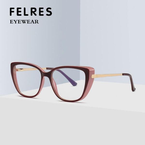 sunglasses felres women ultra light tr90 frame optical glasses brand design anti-blue eyewear ladies cats eye classic f2044, White;black
sunglasses felres women ultra light tr90 frame optical glasses brand design anti-blue eyewear ladies cats eye classic f2044, White;black
