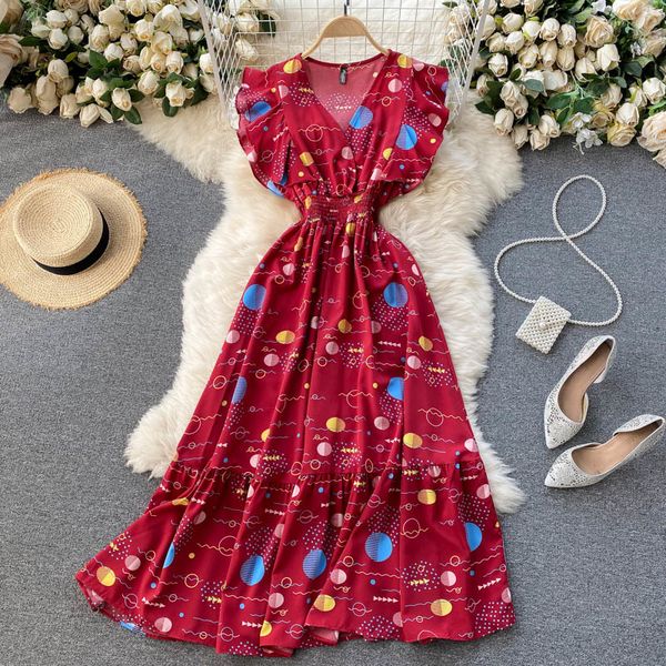 singreiny women bohemian print dress v neck flying sleeve ruffles a-line dress summer elastic ruched korean vacation long dress 210419, Black;gray
singreiny women bohemian print dress v neck flying sleeve ruffles a-line dress summer elastic ruched korean vacation long dress 210419, Black;gray