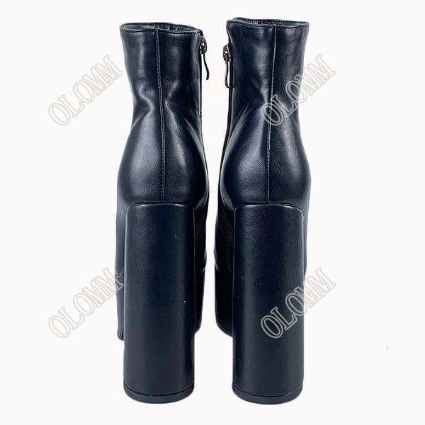 boots olomm handcrafted winter-ankle boots square high toe heels elegant round foot black party shoes plus i size 5-10.5 gxj1
boots olomm handcrafted winter-ankle boots square high toe heels elegant round foot black party shoes plus i size 5-10.5 gxj1