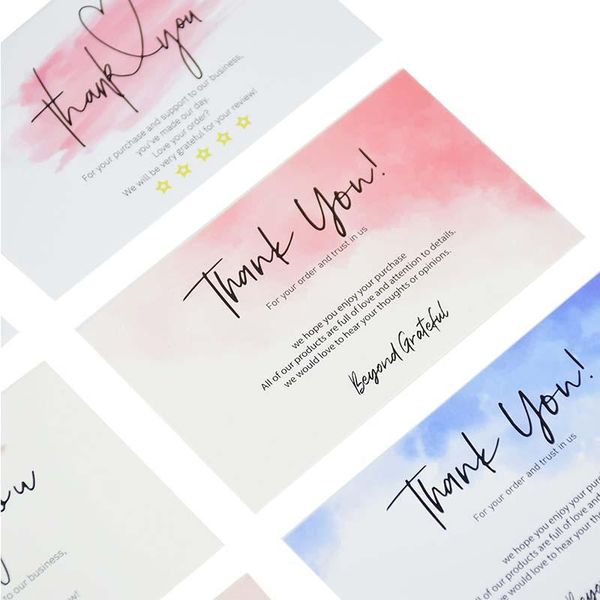 greeting cards 50pcs thank you for your order business thanksgiving gifts shopping thanks appreciation card small
greeting cards 50pcs thank you for your order business thanksgiving gifts shopping thanks appreciation card small