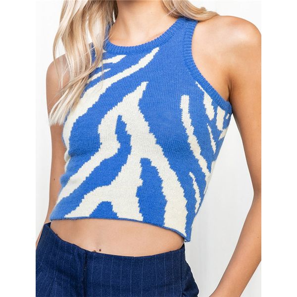 women's vest knitted striped stylish casual sleeveless sweater cardigans crew neck summer green blue, White
women's vest knitted striped stylish casual sleeveless sweater cardigans crew neck summer green blue, White