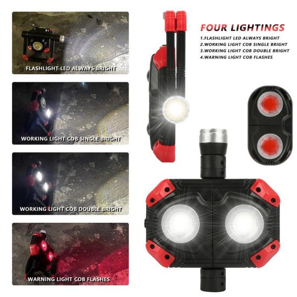 portable led working light 4 mode 2cob 1led usb rechargeable flood 360°rotation magnetic stand work for car outdoor lanterns
portable led working light 4 mode 2cob 1led usb rechargeable flood 360°rotation magnetic stand work for car outdoor lanterns