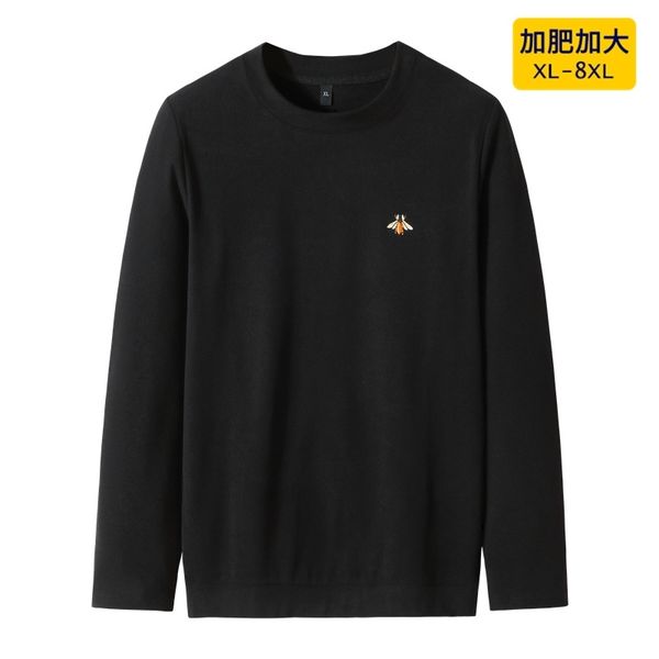 20222021autumn new men's loose casual fashion simple youth fattening large round collar sweater fat man, Black
20222021autumn new men's loose casual fashion simple youth fattening large round collar sweater fat man, Black