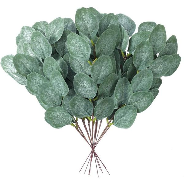 20pcs 13.7inch artificial eucalyptus silk leaves greenery stems sprigs faux branches for party wedding garden decoration decorative flowers
20pcs 13.7inch artificial eucalyptus silk leaves greenery stems sprigs faux branches for party wedding garden decoration decorative flowers