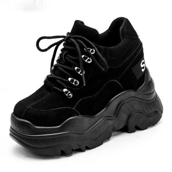 boots fashion women high heel 12 cm platform shoes autumn leather wedge sneakers winter ankle waterproof 2021, Black
boots fashion women high heel 12 cm platform shoes autumn leather wedge sneakers winter ankle waterproof 2021, Black
