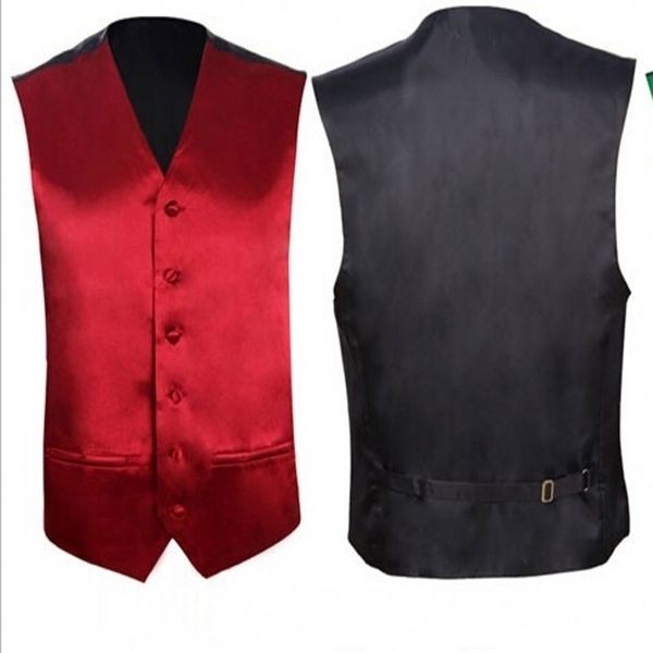 wine red silk dress waistcoat men spring slim fit v neck vests mens 13 colors wedding groom formal chaleco hombre m-4xl 210522, Black;white
wine red silk dress waistcoat men spring slim fit v neck vests mens 13 colors wedding groom formal chaleco hombre m-4xl 210522, Black;white