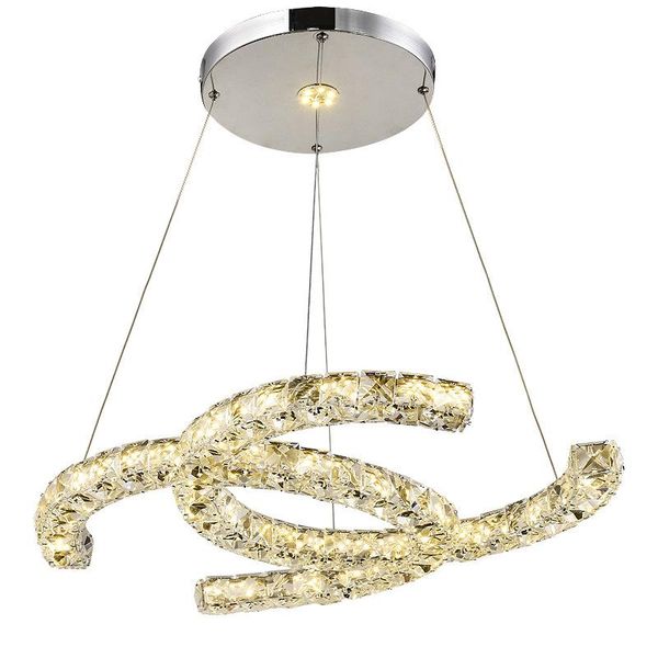 pendant lamps modern stainless steel crystal chandelier led remote control stepless dimming lamp bedroom dining room lighting
pendant lamps modern stainless steel crystal chandelier led remote control stepless dimming lamp bedroom dining room lighting