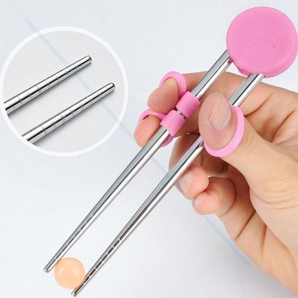 chopsticks cute portable kids learning training reusable stainless steel for child enlightenment
chopsticks cute portable kids learning training reusable stainless steel for child enlightenment