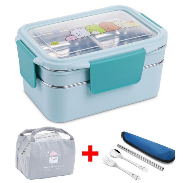 dinnerware sets double layer stainless steel cartoon lunch box for kids portable picnic bento boxs set school thermal lunchbox japanese styl
dinnerware sets double layer stainless steel cartoon lunch box for kids portable picnic bento boxs set school thermal lunchbox japanese styl