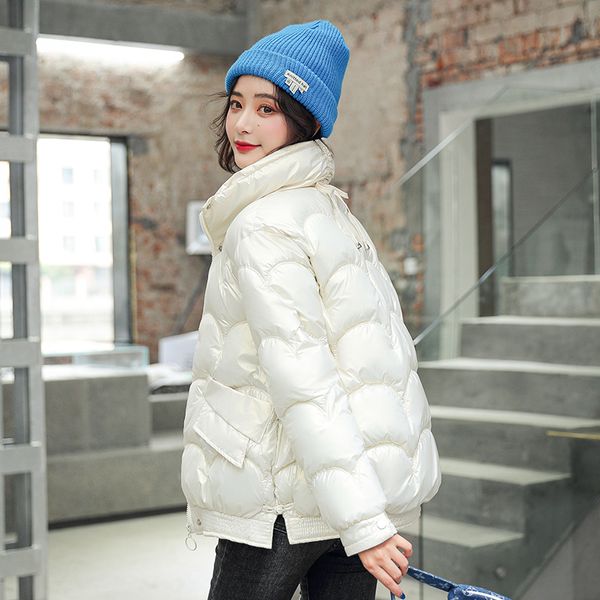 casual collected parkas women fashion simple coats women elegant stand collar cotton jackets female ladies, Black
casual collected parkas women fashion simple coats women elegant stand collar cotton jackets female ladies, Black