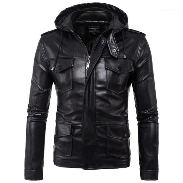 autumn multi-pocket black pu leather jacket coat europe and america men's hooded motorcycle big size 5xl fur & faux
autumn multi-pocket black pu leather jacket coat europe and america men's hooded motorcycle big size 5xl fur & faux
