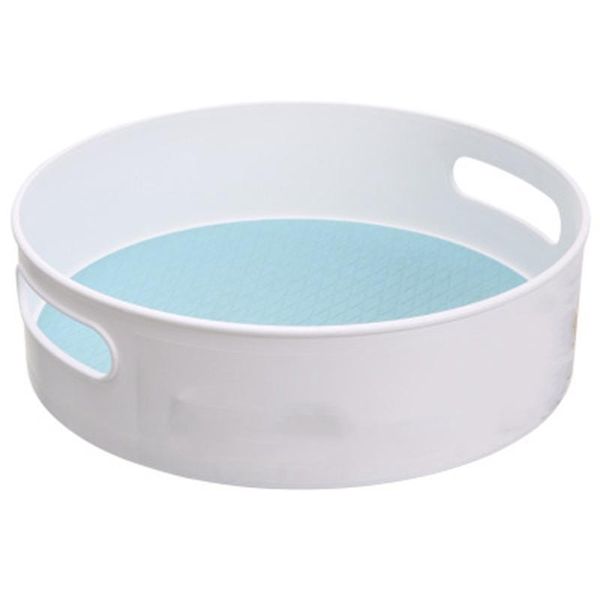 kitchen storage & organization multifunctional non-slip rotating tray abs cosmetic holder deskfruit dish blue+white-s
kitchen storage & organization multifunctional non-slip rotating tray abs cosmetic holder deskfruit dish blue+white-s