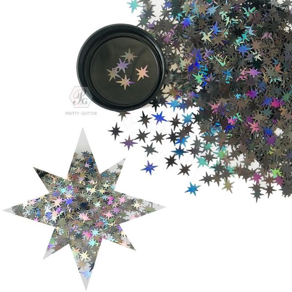 nail glitter prettyg 1 set 12 c polaris exploding star shaped holographic sequins flakes manicure art decoration accessories., Silver;gold
nail glitter prettyg 1 set 12 c polaris exploding star shaped holographic sequins flakes manicure art decoration accessories., Silver;gold