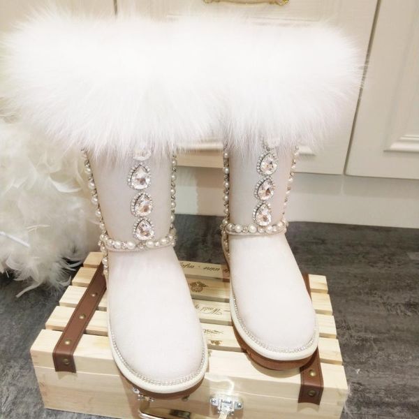 boots 2021 winter women's shoes with diamond black hair snow high tube european code han
boots 2021 winter women's shoes with diamond black hair snow high tube european code han
