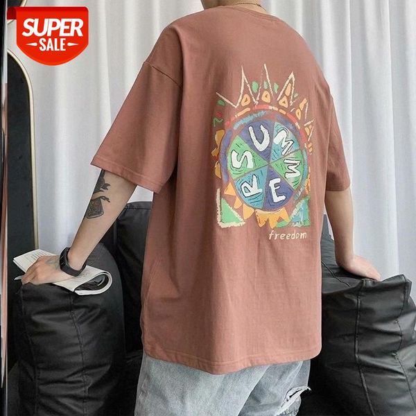hong kong style printed short-sleeved men's loose tide brand inscec summer clothes trend half-sleeved orange #ap3s, White;black
hong kong style printed short-sleeved men's loose tide brand inscec summer clothes trend half-sleeved orange #ap3s, White;black