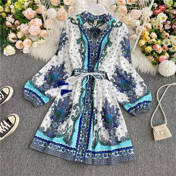 spring autumn women's dress retro ethnic style v-neck print long-sleeved floral high waist slim female dresses qx892 casual, Black;gray
spring autumn women's dress retro ethnic style v-neck print long-sleeved floral high waist slim female dresses qx892 casual, Black;gray