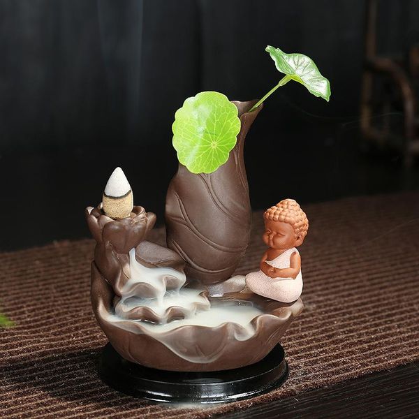 backflow incense hydroponic young monk such as lai lotus rhyme continuous sandalwood burner office furnishings fragrance lamps
backflow incense hydroponic young monk such as lai lotus rhyme continuous sandalwood burner office furnishings fragrance lamps