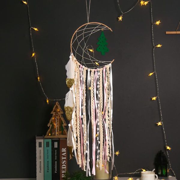 christmas dream catcher room decoration handmade feather xmas tree moon large dreamcatcher wall hanging fashion decor decorative objects & f
christmas dream catcher room decoration handmade feather xmas tree moon large dreamcatcher wall hanging fashion decor decorative objects & f