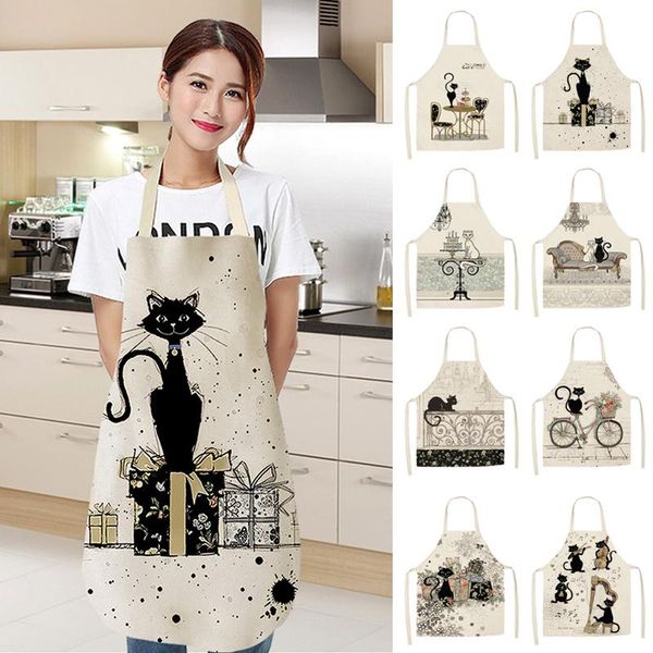 aprons kitchen cotton linen apron for men women cute cartoon cat sleeveless bibs home coffee shop cleaning baking cooking
aprons kitchen cotton linen apron for men women cute cartoon cat sleeveless bibs home coffee shop cleaning baking cooking