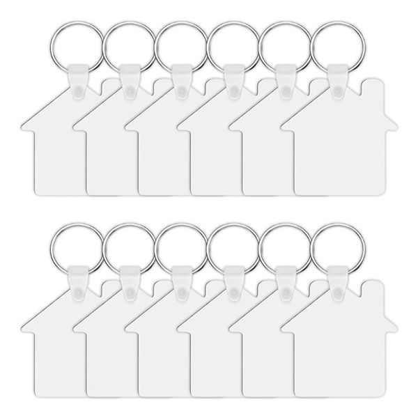 keychains 12 pcs sublimation blank heat transfer key chain double-side printed mdf keyrings tags with split rings, Silver
keychains 12 pcs sublimation blank heat transfer key chain double-side printed mdf keyrings tags with split rings, Silver