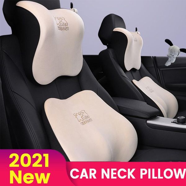 Seat Cushions High Quality Car Neck Headrest Pillow Rest Waist Support Back Lumbar Cushion Pillows Universal Cars Travel Accessories
Seat Cushions High Quality Car Neck Headrest Pillow Rest Waist Support Back Lumbar Cushion Pillows Universal Cars Travel Accessories