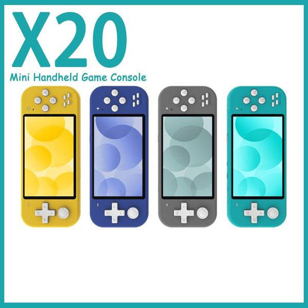game controllers & joysticks 2021 x20 mini retro handheld player 4.3 inch screen 8gb dual open source system portable pocket video console
game controllers & joysticks 2021 x20 mini retro handheld player 4.3 inch screen 8gb dual open source system portable pocket video console