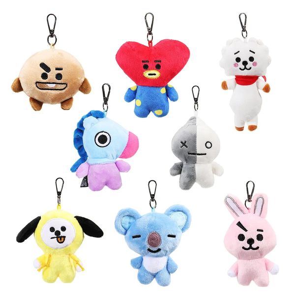 plush cute doll keychain creative animal children's toy school bag pendant, Silver
plush cute doll keychain creative animal children's toy school bag pendant, Silver