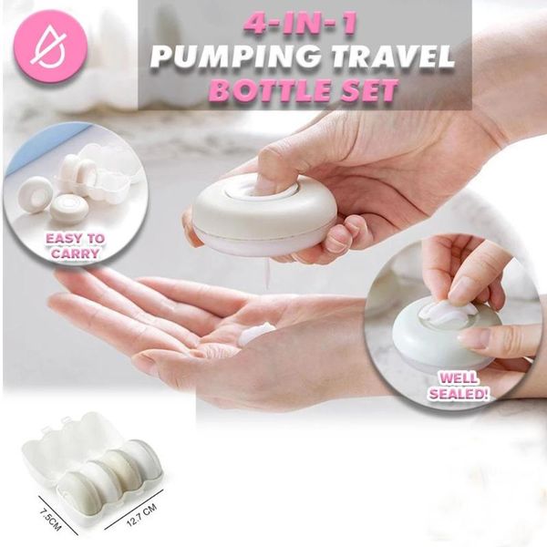 storage bottles & jars portable 4-in-1 lotion shampoo toning water sub-bottle travel empty bottle traveling in can be taken on board
storage bottles & jars portable 4-in-1 lotion shampoo toning water sub-bottle travel empty bottle traveling in can be taken on board