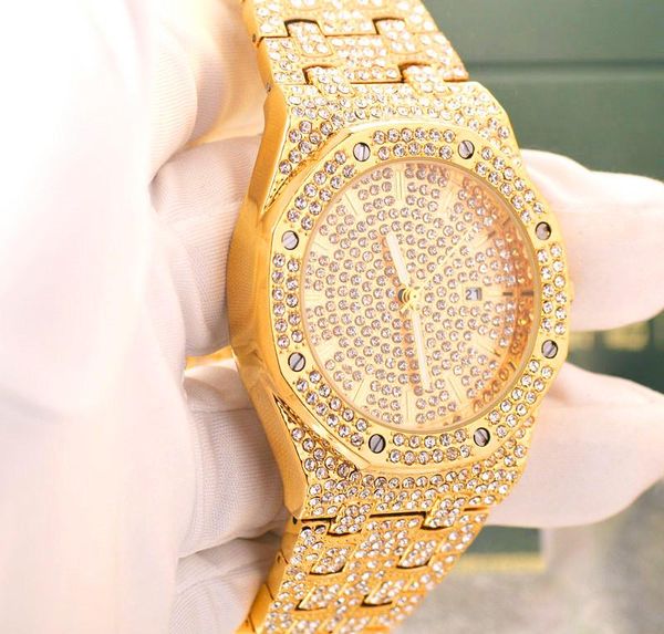 wristwatches men watches watch gold all diamond for steel band quartz waterproof wristwatch relogio masculino, Slivery;brown
wristwatches men watches watch gold all diamond for steel band quartz waterproof wristwatch relogio masculino, Slivery;brown