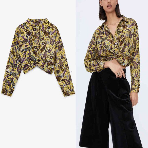dresses vintage print knotted crop shirt women long sleeve lapel collar casual smock blouse female front button short top, Black;gray
dresses vintage print knotted crop shirt women long sleeve lapel collar casual smock blouse female front button short top, Black;gray