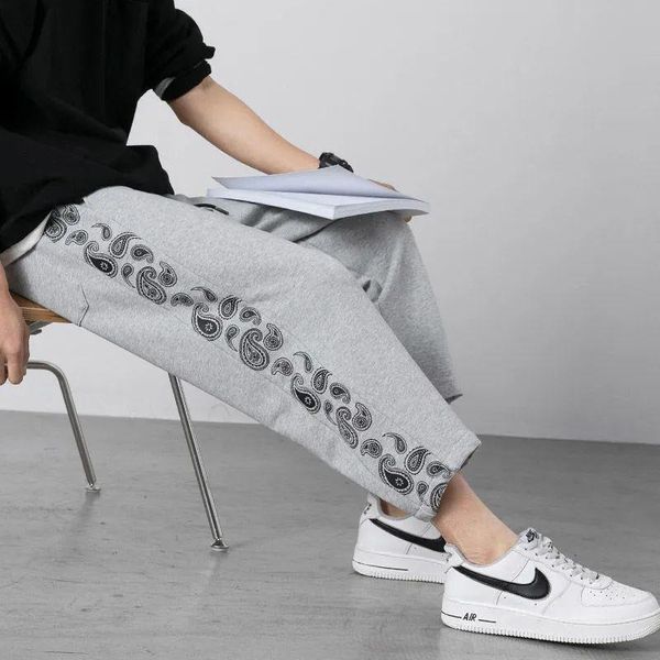 men's pants casual men cashew flowers printed korean handsome straight-leg pant spring summer male oversized trousers cool streetwear, Black
men's pants casual men cashew flowers printed korean handsome straight-leg pant spring summer male oversized trousers cool streetwear, Black