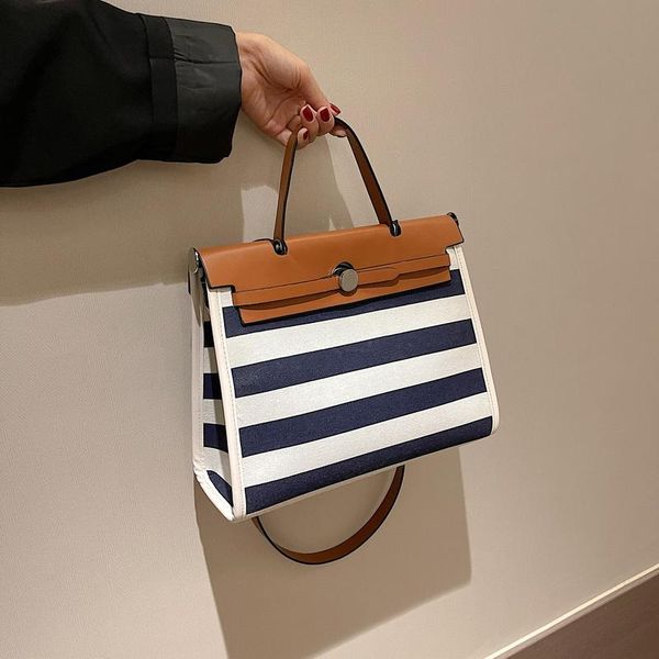 evening bags 2021 brand high-quality texture contrast striped canvas large-capacity women's fashion one-shoulder crossbody handbag
evening bags 2021 brand high-quality texture contrast striped canvas large-capacity women's fashion one-shoulder crossbody handbag