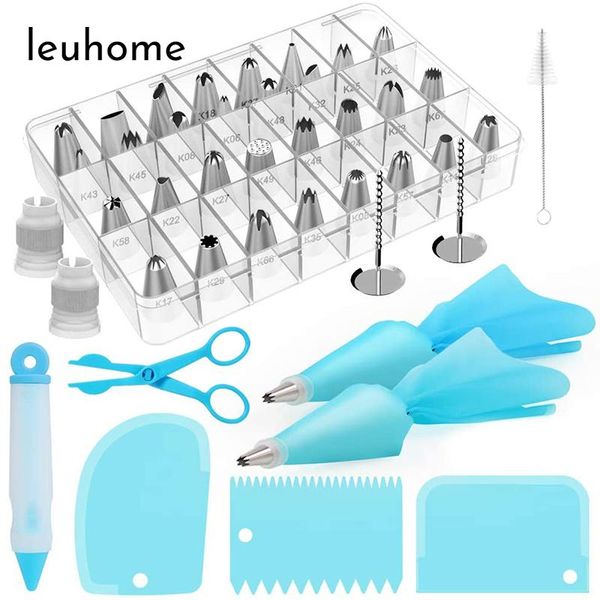 baking & pastry tools 33/37/42pcs cake icing piping tips nozzle set decorating with silicone patry bag scraper flower nail
baking & pastry tools 33/37/42pcs cake icing piping tips nozzle set decorating with silicone patry bag scraper flower nail